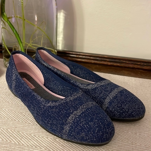 Giesswein Ballet round toe flats‎ recycled size 40/8.5 - Picture 1 of 5